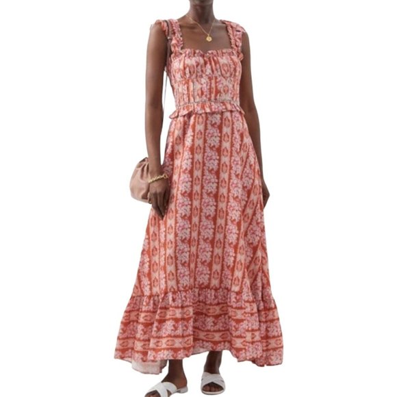 House of Harlow 1960 Dresses & Skirts - House of Harlow 1960 Helena Floral Maxi Prairie Dress Womens Size S Cottage